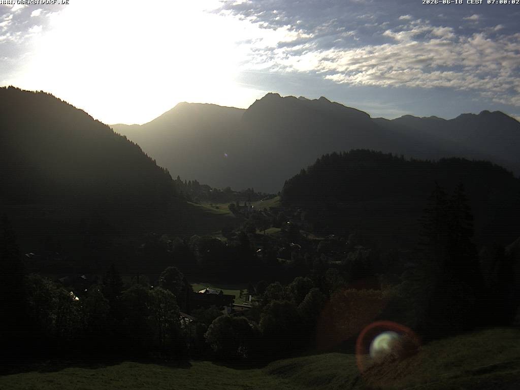 Archiv Foto Webcam Tiefenbach Oberstdorf