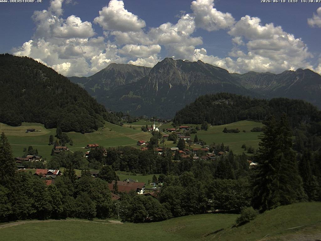 Archiv Foto Webcam Tiefenbach Oberstdorf