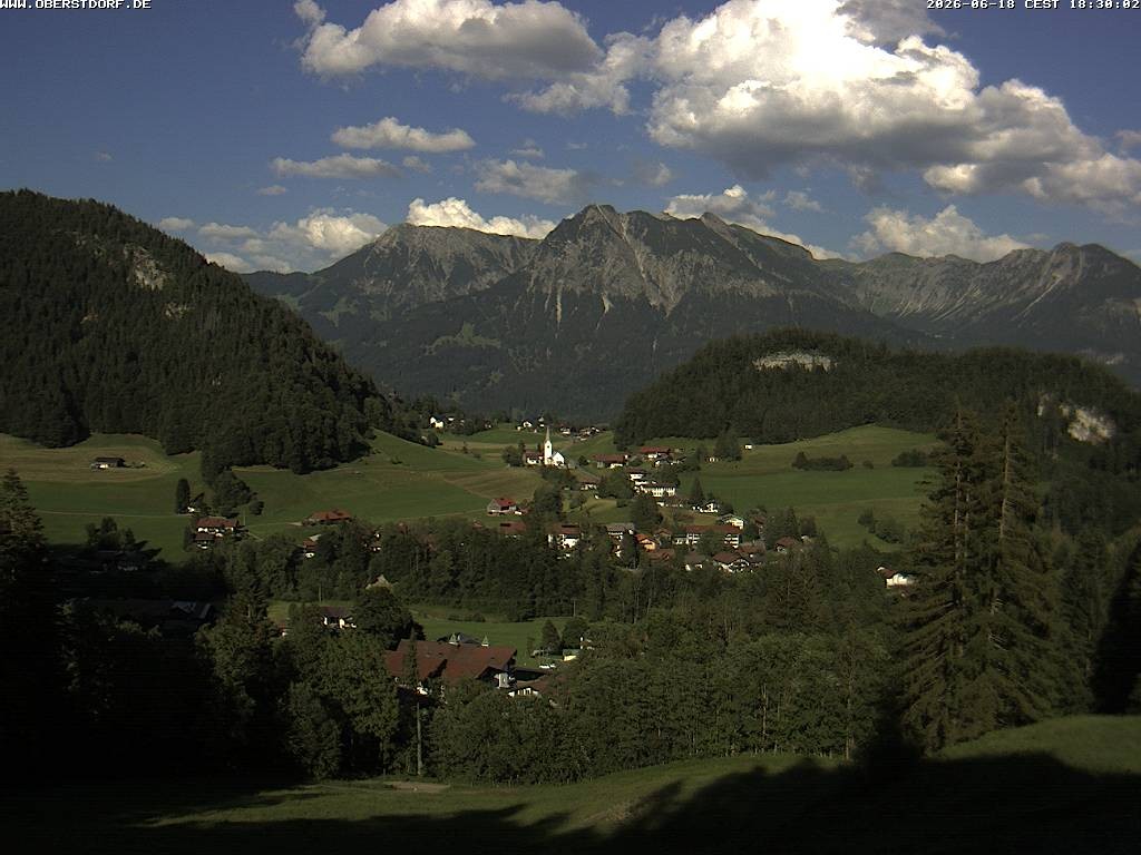 Archiv Foto Webcam Tiefenbach Oberstdorf