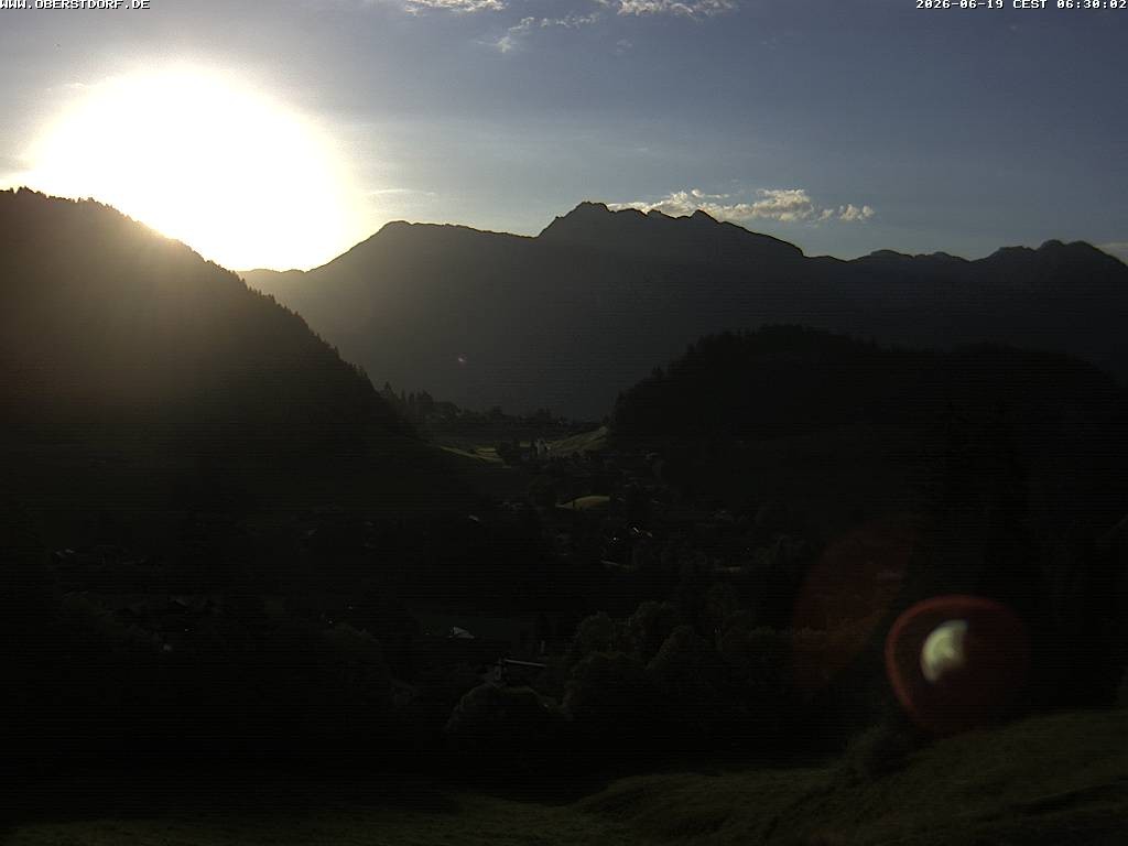 Archiv Foto Webcam Tiefenbach Oberstdorf