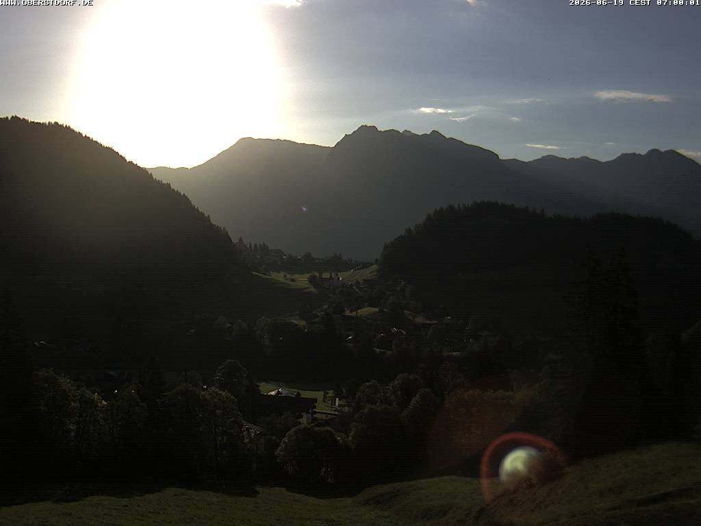 Archiv Foto Webcam Tiefenbach Oberstdorf