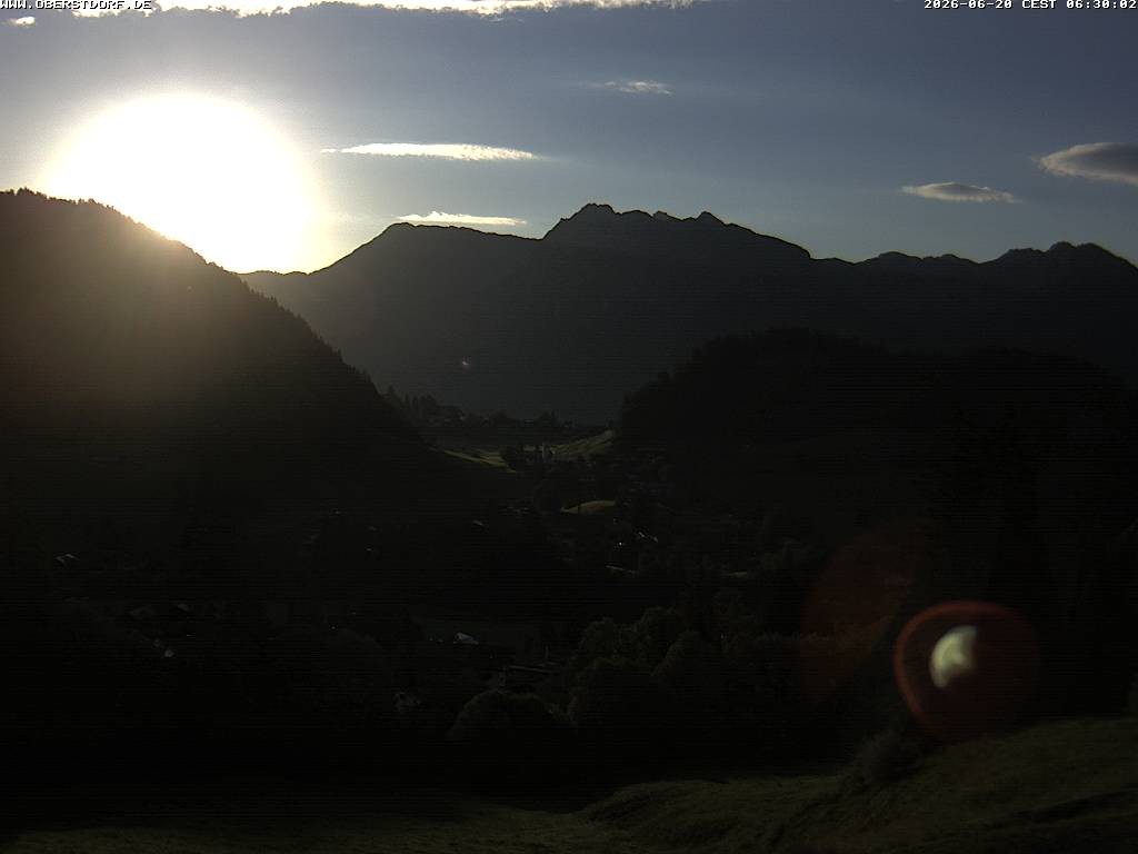 Archiv Foto Webcam Tiefenbach Oberstdorf