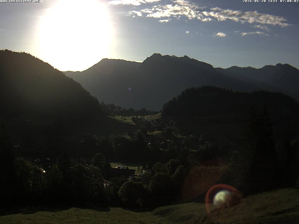 Archiv Foto Webcam Tiefenbach Oberstdorf