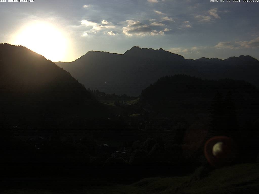 Archiv Foto Webcam Tiefenbach Oberstdorf