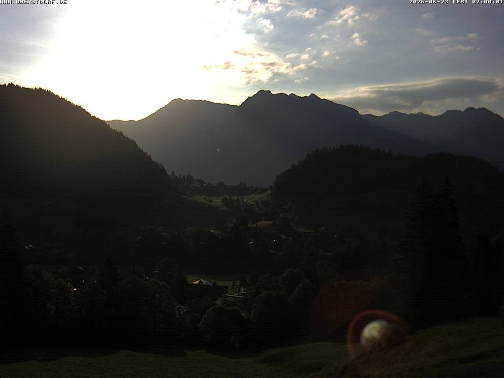 Archiv Foto Webcam Tiefenbach Oberstdorf