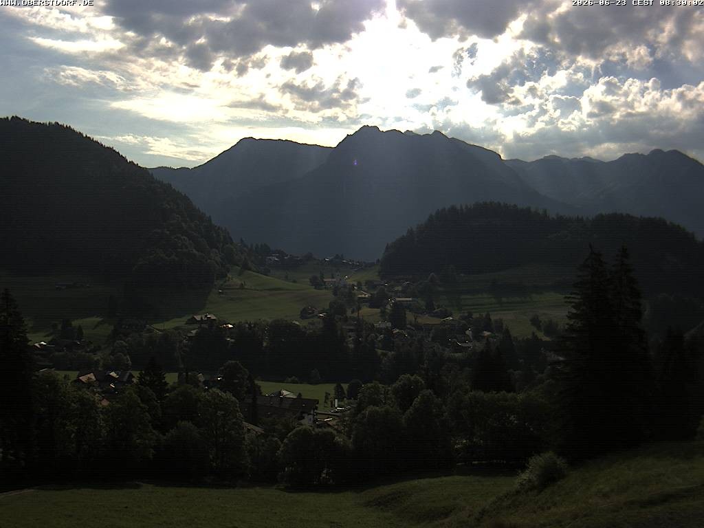 Archiv Foto Webcam Tiefenbach Oberstdorf