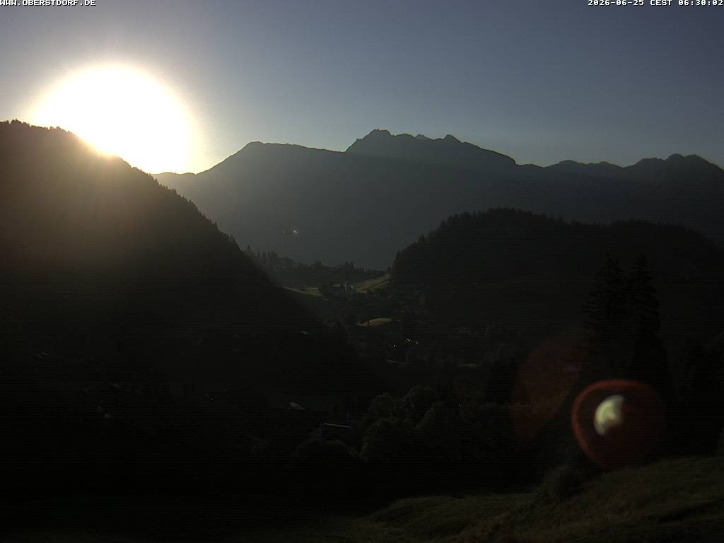 Archiv Foto Webcam Tiefenbach Oberstdorf