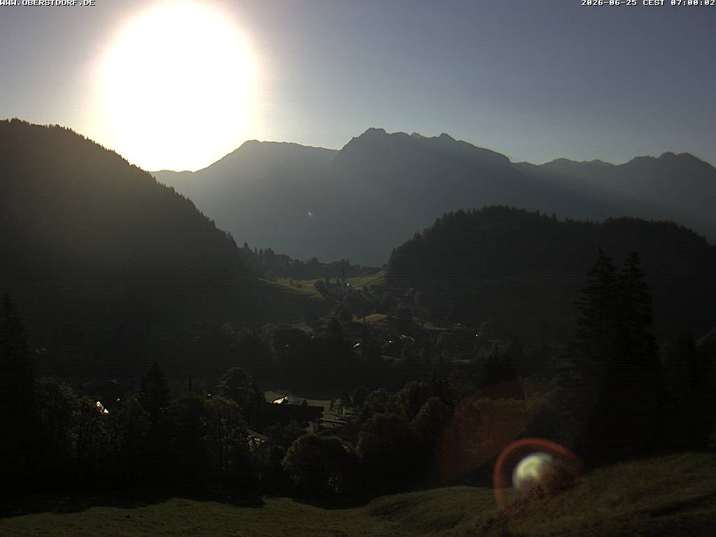 Archiv Foto Webcam Tiefenbach Oberstdorf