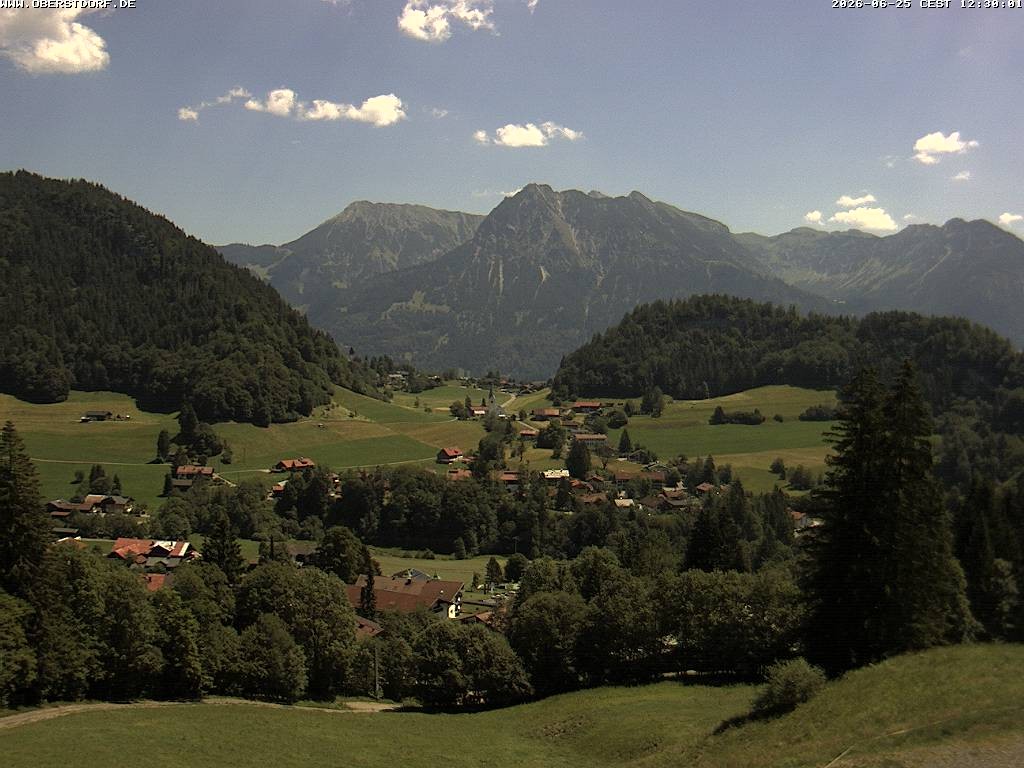 Archiv Foto Webcam Tiefenbach Oberstdorf