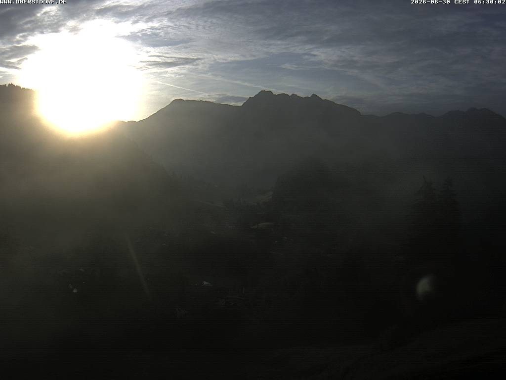 Archiv Foto Webcam Tiefenbach Oberstdorf