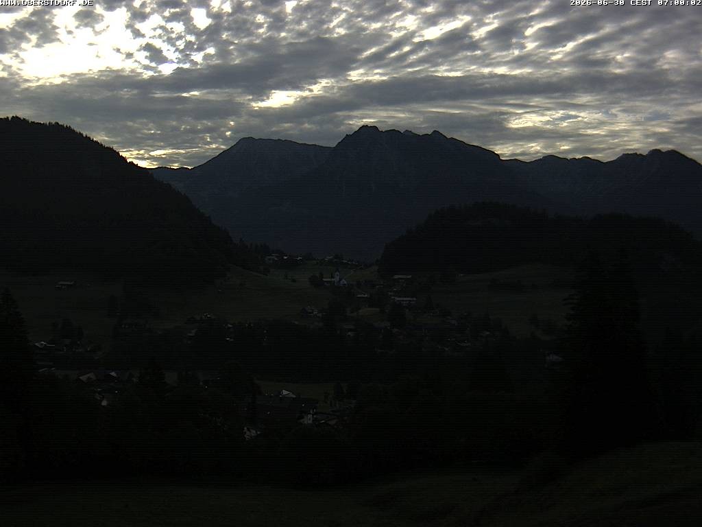 Archiv Foto Webcam Tiefenbach Oberstdorf