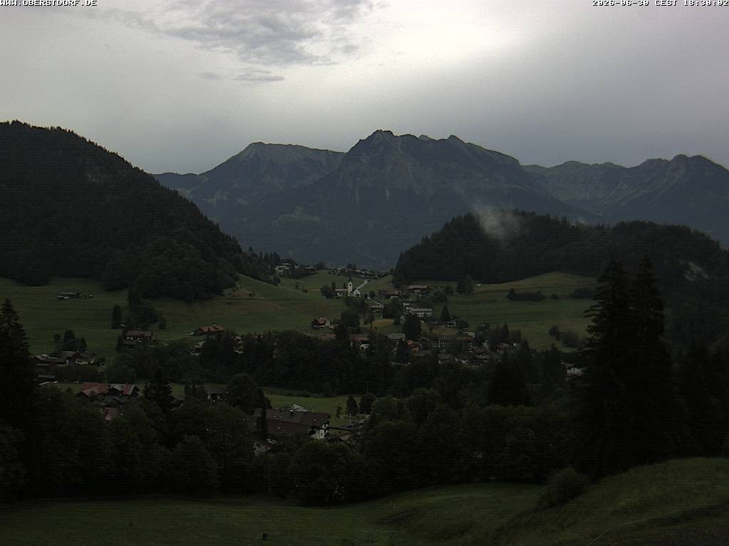 Archived image Webcam Nebelhorn and Rubihorn