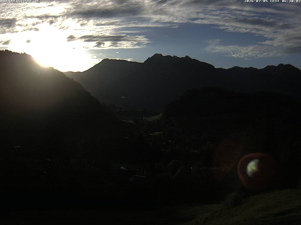 Archiv Foto Webcam Tiefenbach Oberstdorf