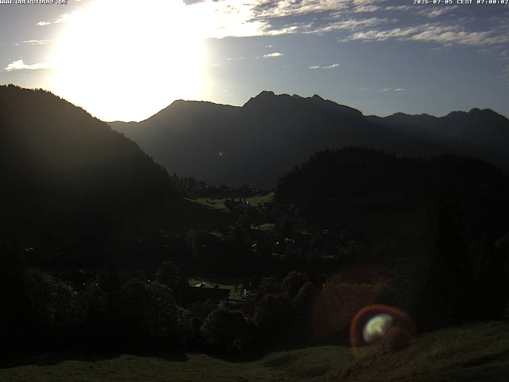 Archiv Foto Webcam Tiefenbach Oberstdorf