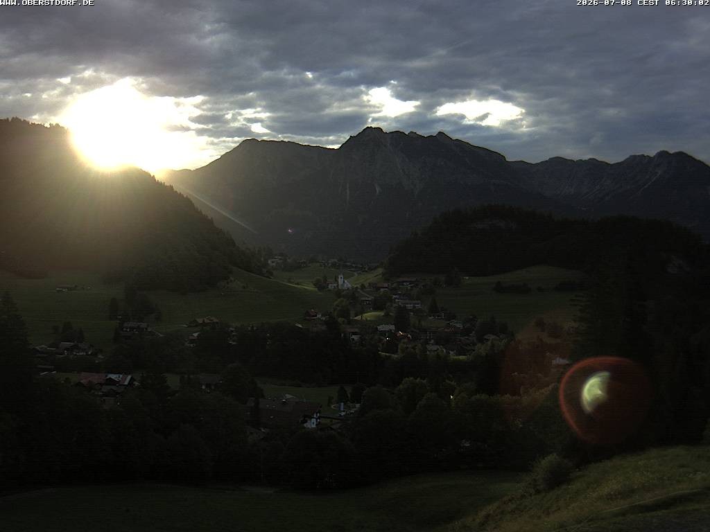 Archiv Foto Webcam Tiefenbach Oberstdorf