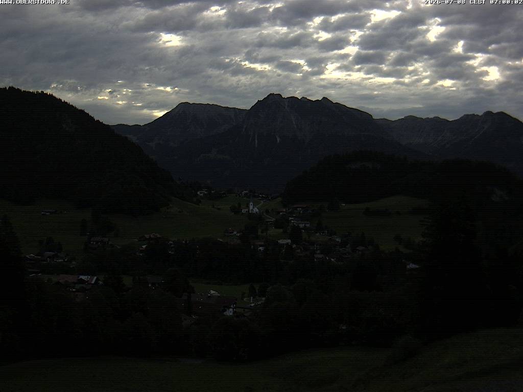 Archiv Foto Webcam Tiefenbach Oberstdorf