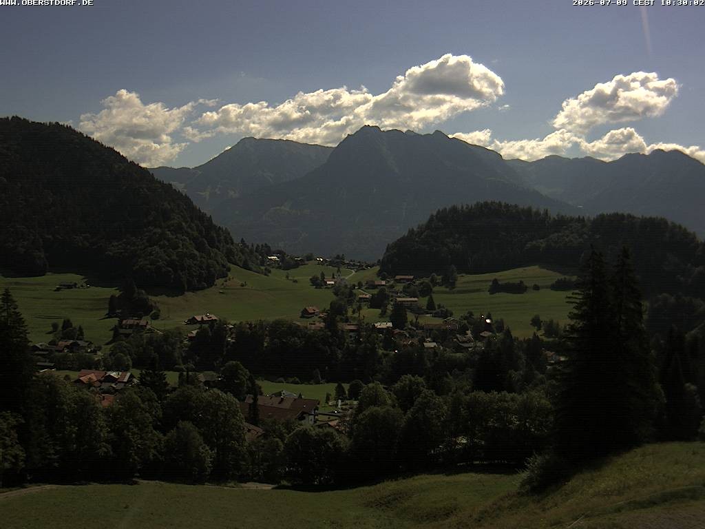 Archived image Webcam Nebelhorn and Rubihorn