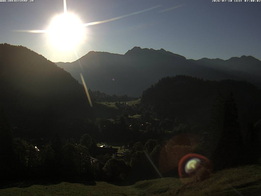 Archiv Foto Webcam Tiefenbach Oberstdorf