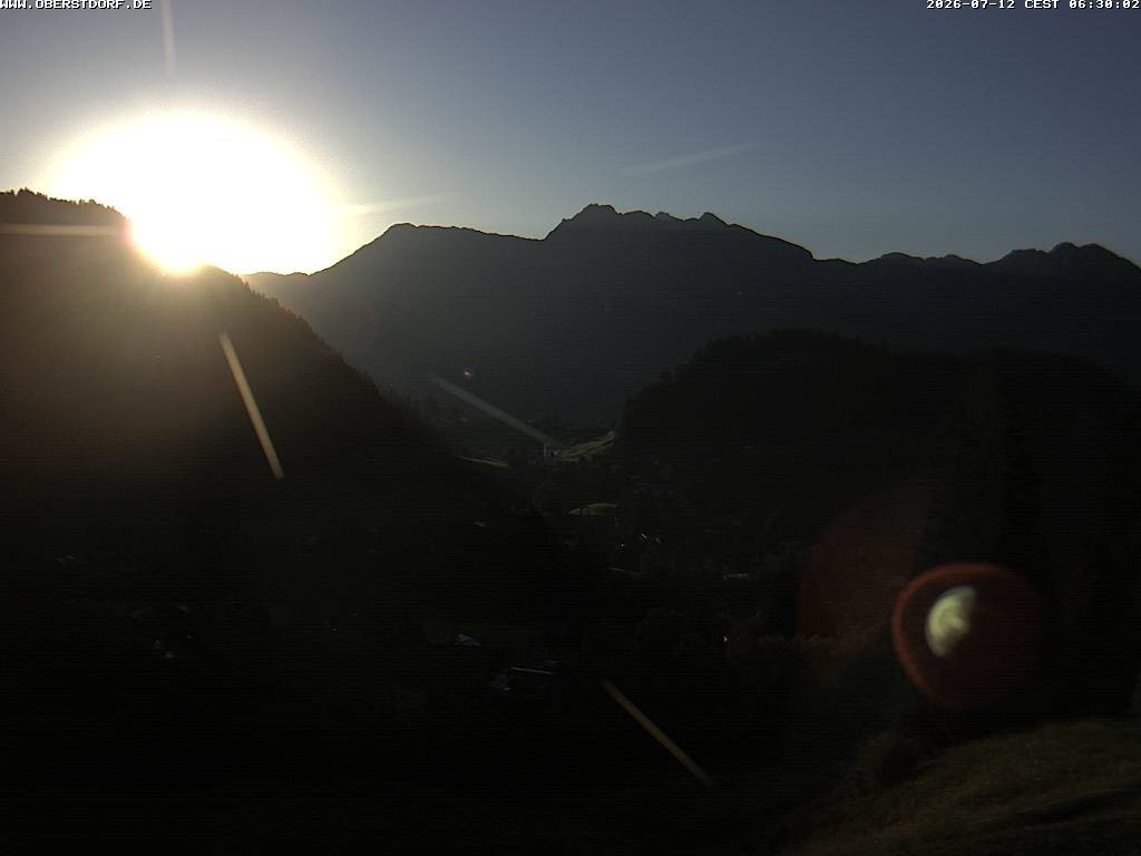 Archiv Foto Webcam Tiefenbach Oberstdorf