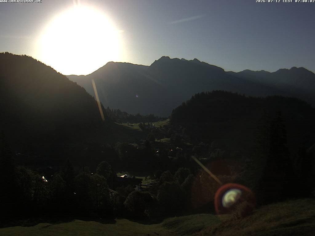 Archiv Foto Webcam Tiefenbach Oberstdorf