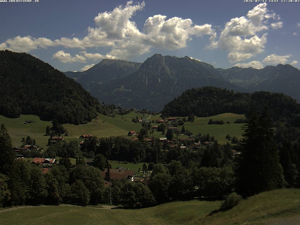 Archiv Foto Webcam Tiefenbach Oberstdorf