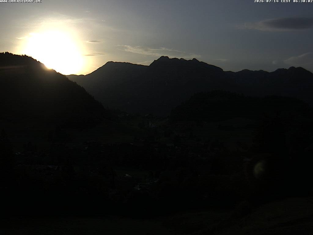 Archiv Foto Webcam Tiefenbach Oberstdorf
