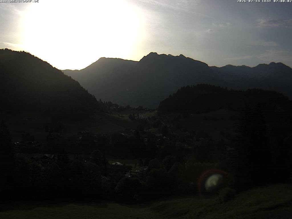 Archiv Foto Webcam Tiefenbach Oberstdorf