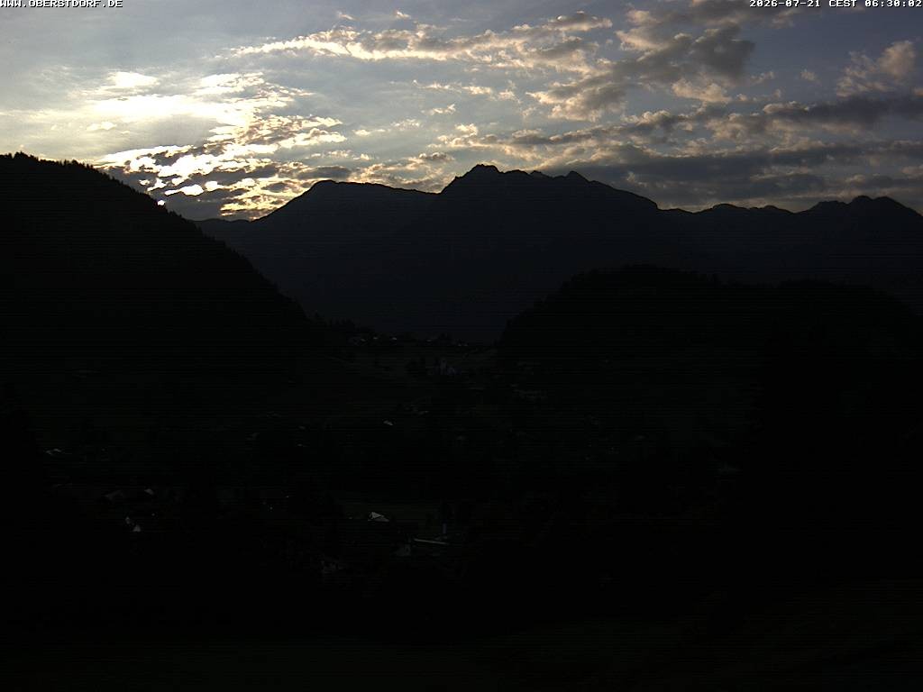 Archiv Foto Webcam Tiefenbach Oberstdorf