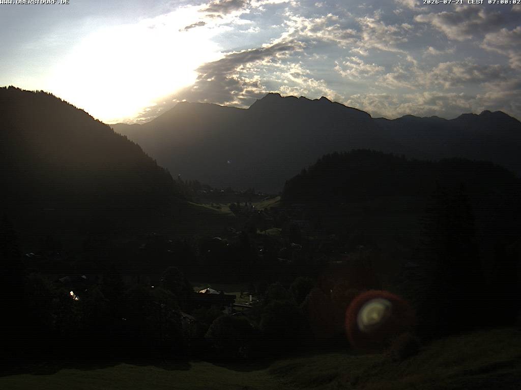 Archiv Foto Webcam Tiefenbach Oberstdorf