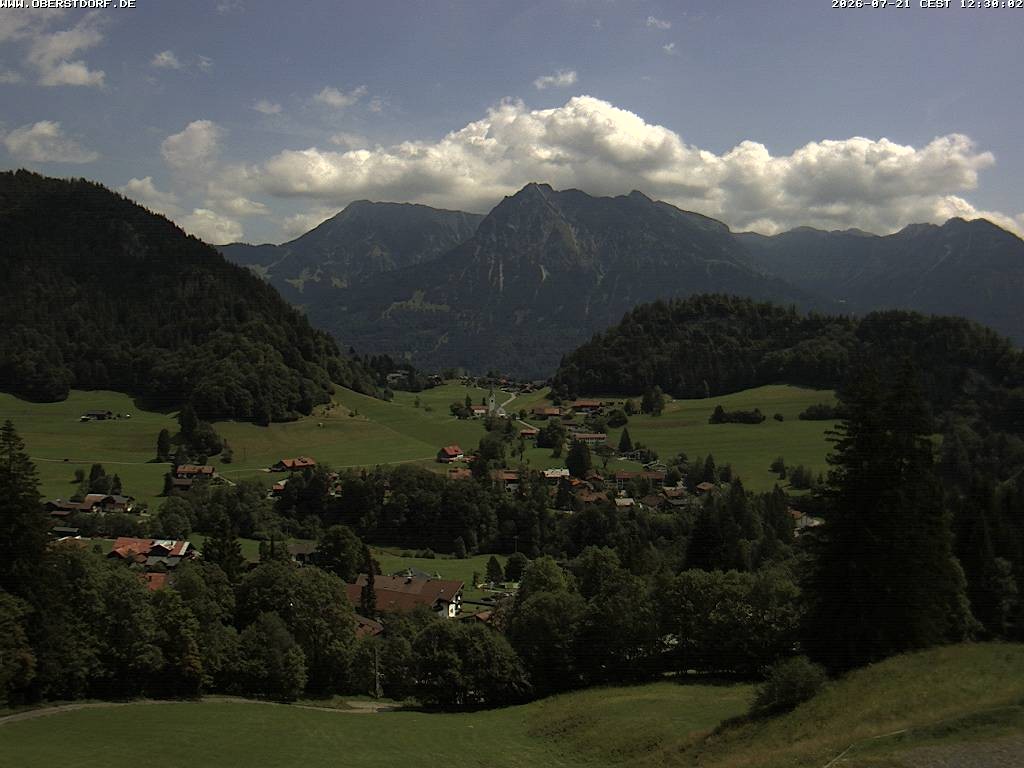 Archiv Foto Webcam Tiefenbach Oberstdorf