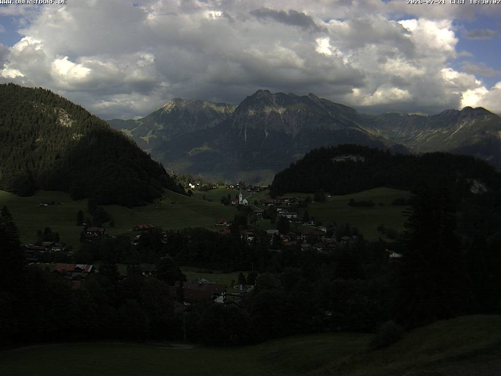 Archiv Foto Webcam Tiefenbach Oberstdorf