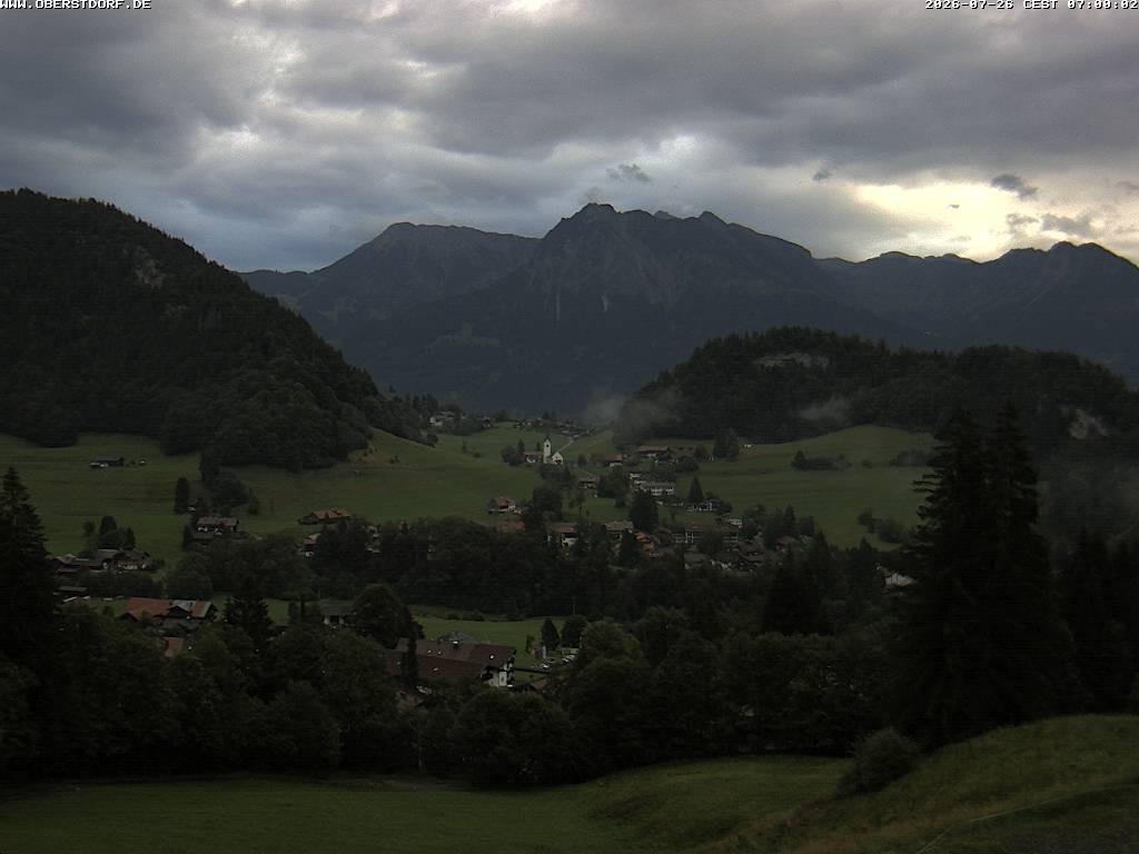 Archiv Foto Webcam Tiefenbach Oberstdorf