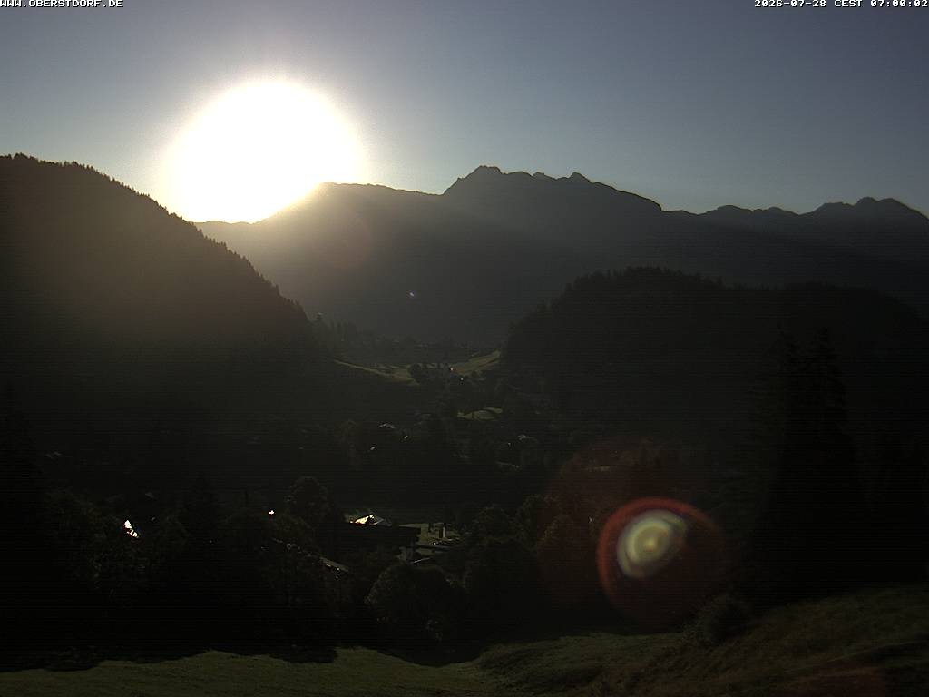 Archiv Foto Webcam Tiefenbach Oberstdorf