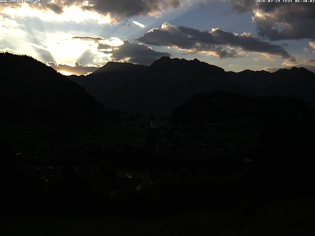 Archiv Foto Webcam Tiefenbach Oberstdorf