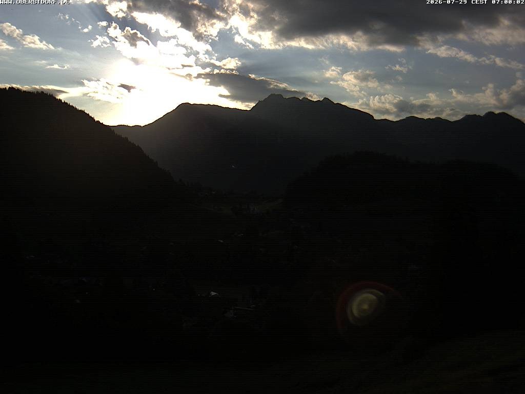Archiv Foto Webcam Tiefenbach Oberstdorf