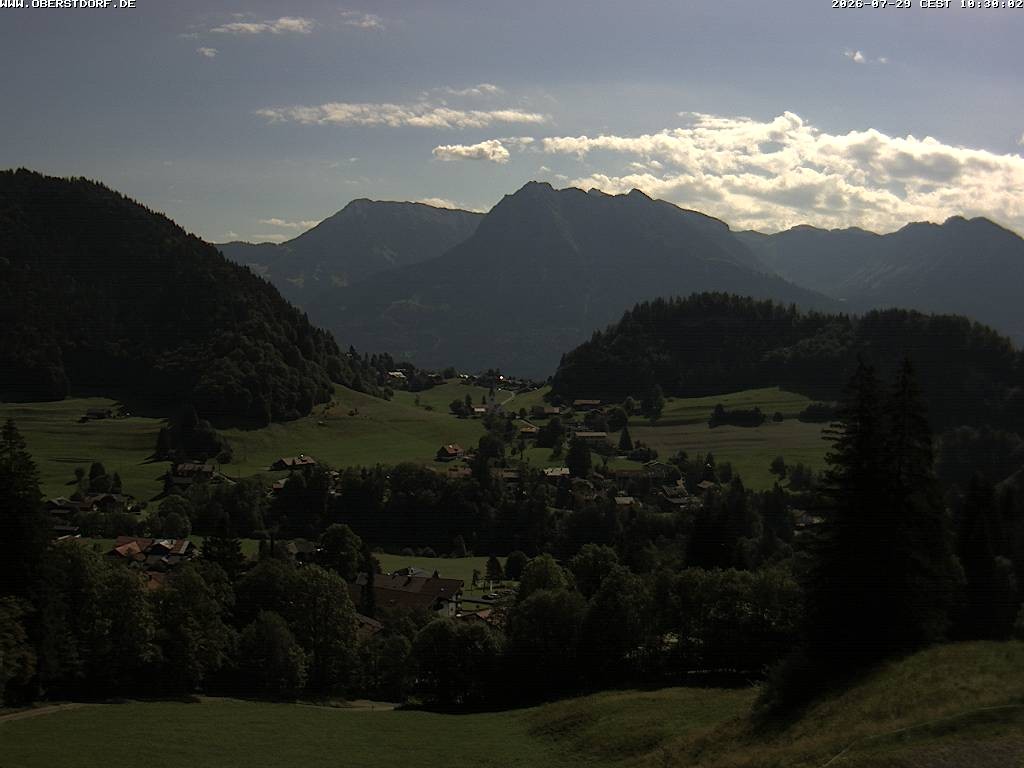 Archiv Foto Webcam Tiefenbach Oberstdorf