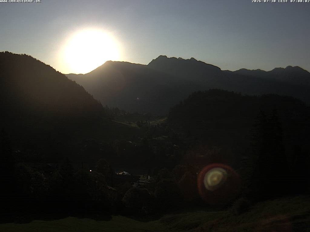 Archiv Foto Webcam Tiefenbach Oberstdorf