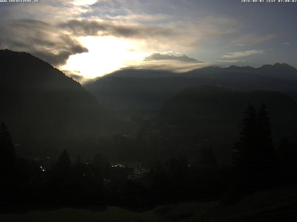 Archiv Foto Webcam Tiefenbach Oberstdorf