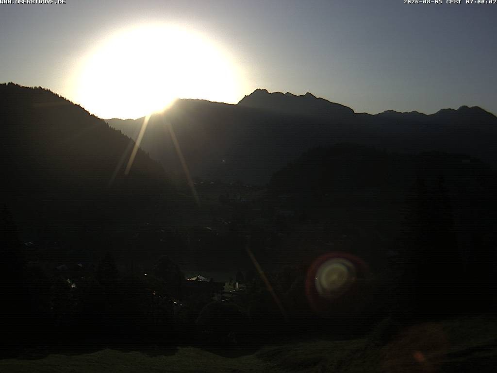 Archiv Foto Webcam Tiefenbach Oberstdorf