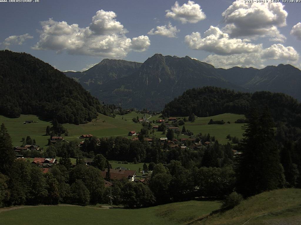 Archived image Webcam Nebelhorn and Rubihorn