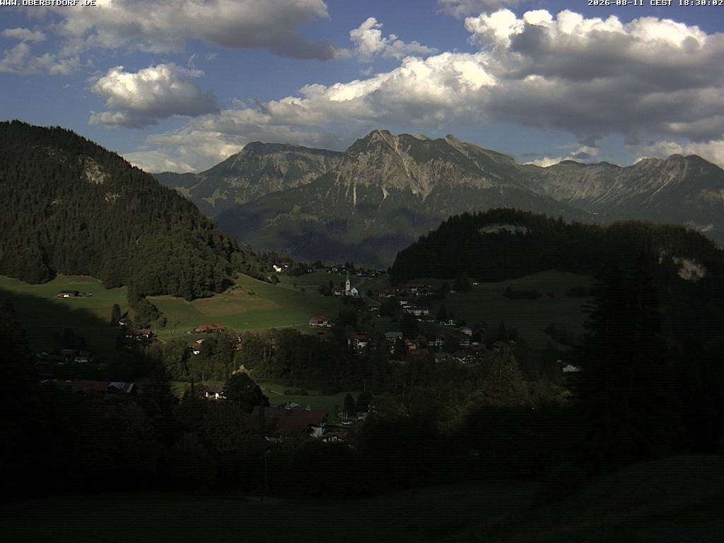 Archiv Foto Webcam Tiefenbach Oberstdorf