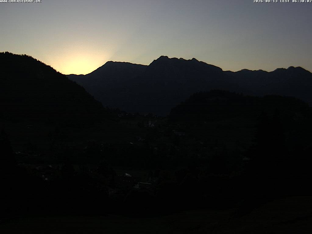 Archived image Webcam Nebelhorn and Rubihorn