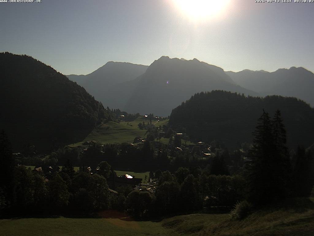Archived image Webcam Nebelhorn and Rubihorn