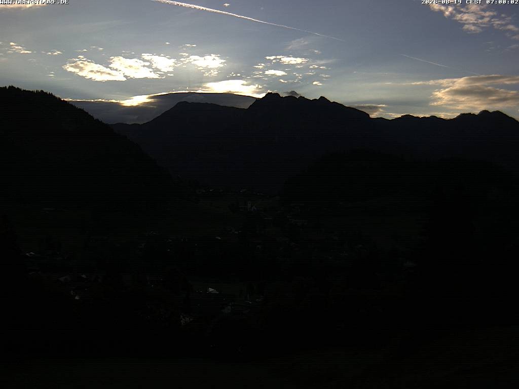 Archiv Foto Webcam Tiefenbach Oberstdorf