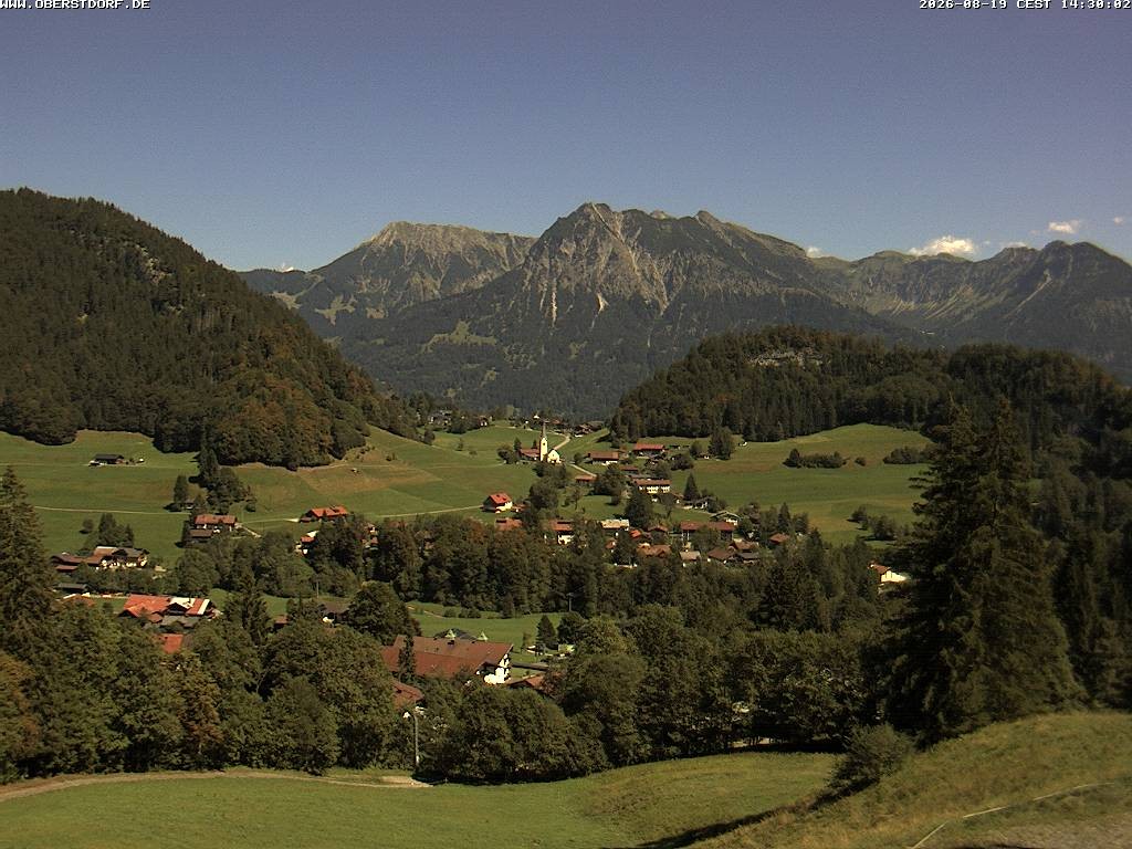 Archiv Foto Webcam Tiefenbach Oberstdorf