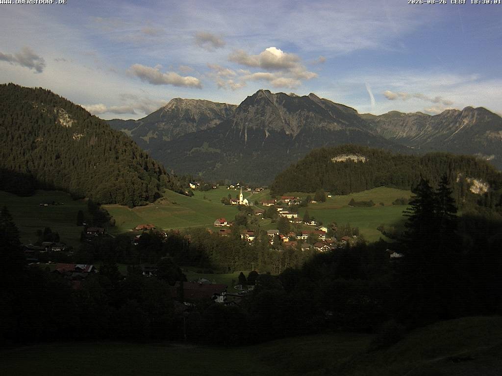 Archived image Webcam Nebelhorn and Rubihorn