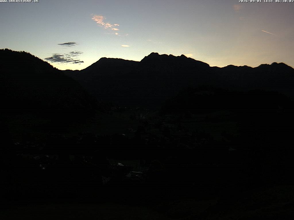 Archived image Webcam Nebelhorn and Rubihorn