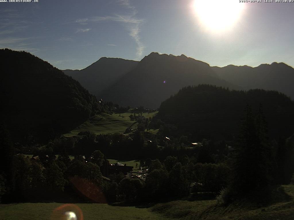 Archived image Webcam Nebelhorn and Rubihorn