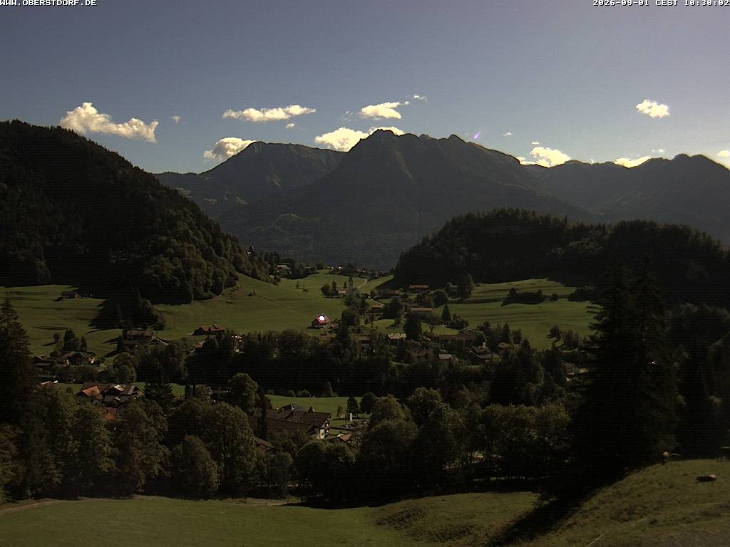 Archived image Webcam Nebelhorn and Rubihorn