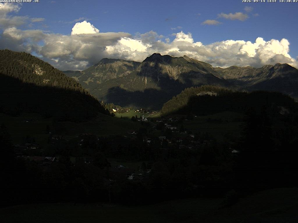 Archiv Foto Webcam Tiefenbach Oberstdorf